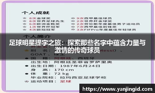 足球明星提字之旅：探索那些名字中蕴含力量与激情的传奇球员